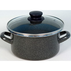 Кастрюля Сантэкс 1-2415112 (мрамор 2)