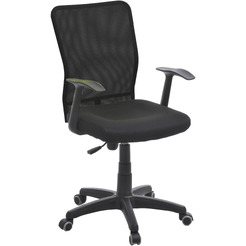 Кресло офисное Фабрикант Альфа (TW №9 черный/S №11 черный/PL 600)