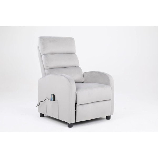 Кресло вибромассажное Calviano 2164 (велюр серый)