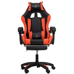 Игровое кресло Calviano 1583 (черно-красное, вибромассажное)