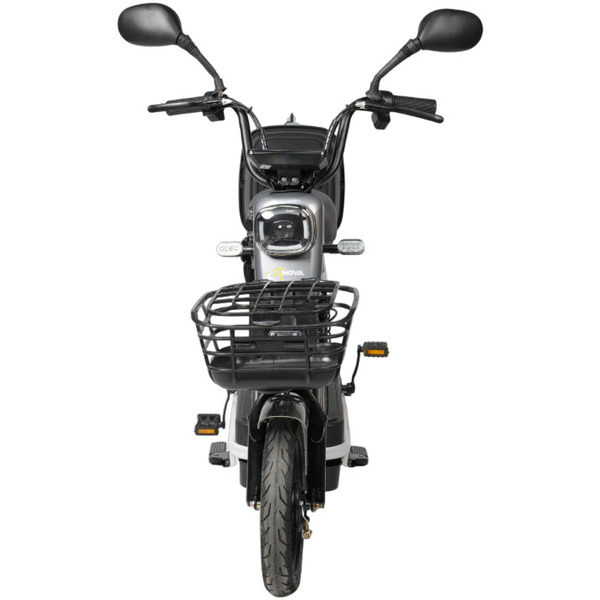 Электровелосипед NOVA EC-02 графит (с задним кофром)