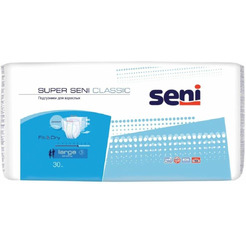 Подгузники для взрослых Seni Super Classic Large (30 шт)