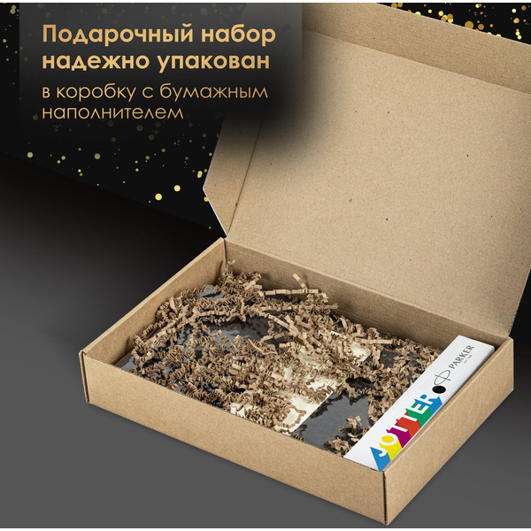 Ручка PARKER Jotter Plastic CT (корпус синий, ежедневник А5 синий, пакет) 880896