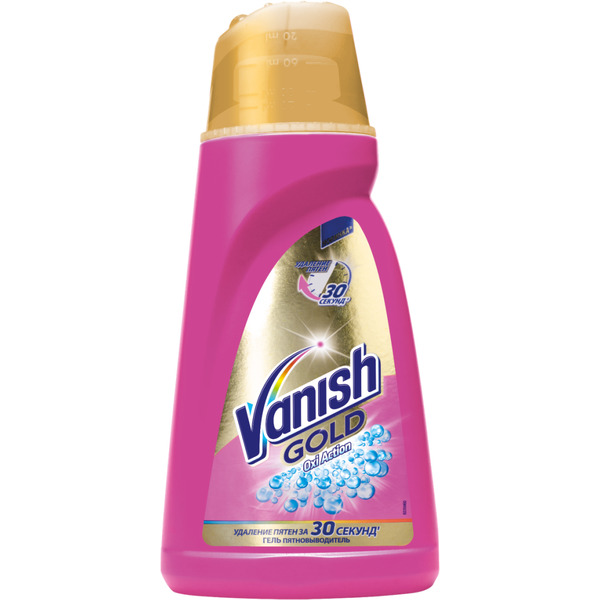 Пятновыводитель для тканей VANISH Gold Oxi Action Гель 1л