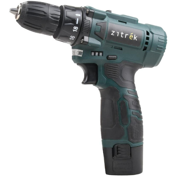 Дрель-шуруповерт Zitrek Green 12V Plus 085-1013 (с 1-им АКБ)