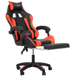 Игровое кресло Calviano 1583 (черно-красное, вибромассажное)