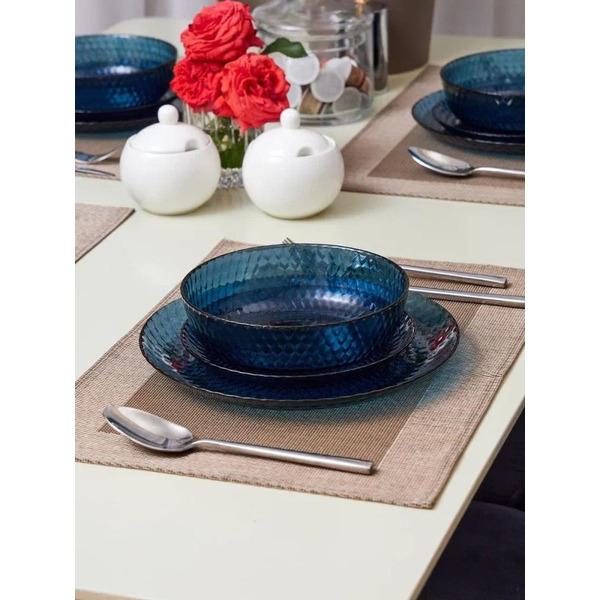 Набор тарелок Luminarc Идиллия Лондон Топаз O0203 (19шт)