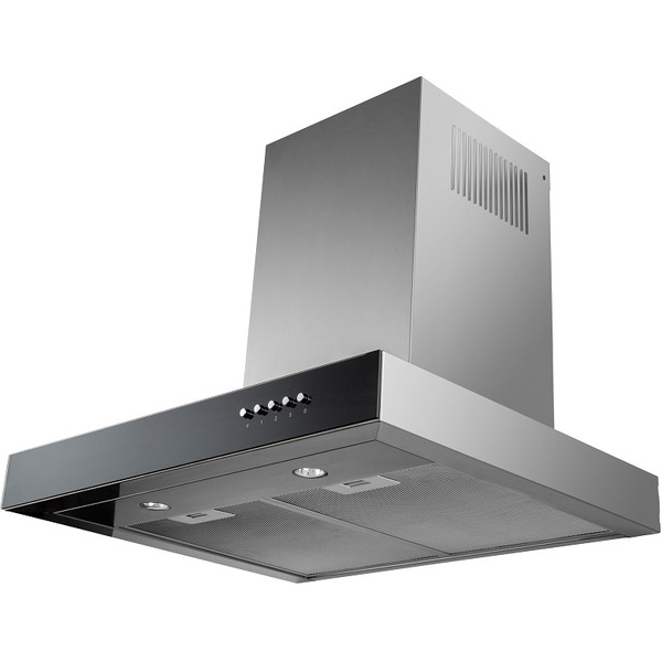 Вытяжка Akpo Feniks Slim Glass Eco 60 WK-4 (черное стекло/нержавеющая сталь)