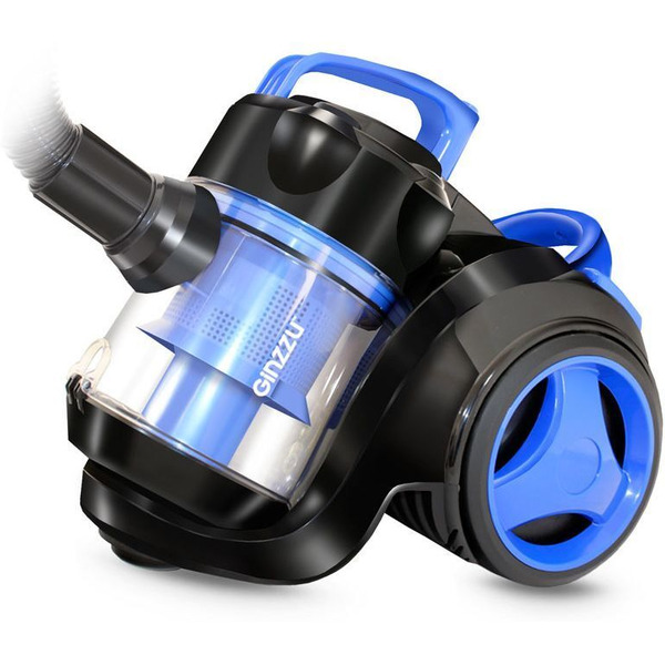 Пылесос циклонный Ginzzu VS420 (черный/синий)