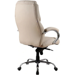 Кресло офисное Kingstyle SHL-9-1 Tonpo PU Chrome (кремовый)