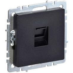 Розетка компьютерная IEK Brite РК10-БрЧ