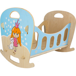 Кроватка-качалка Woody Звёздочка 02741
