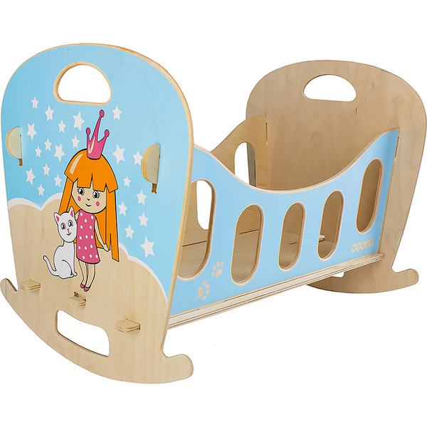 Кроватка-качалка Woody Звёздочка 02741