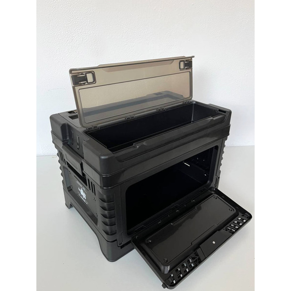 Многофункциональный складной органайзер со столиком и модулем Happy Home HH-011 (чёрный) , 40л.