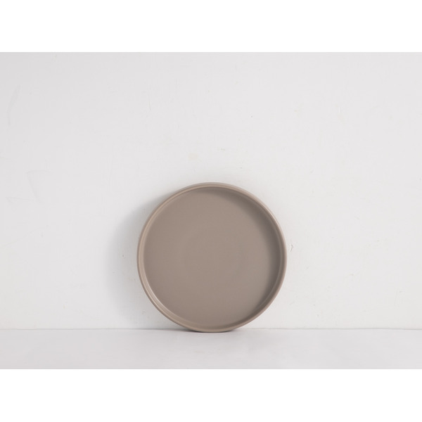 Тарелка столовая обеденная Sundays Home Minimalist керамика TRVK26006 (27см, бежевый)