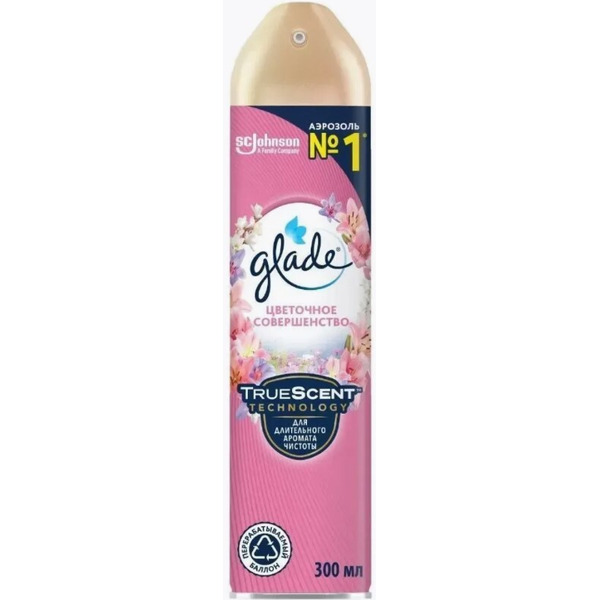 Освежитель воздуха Glade Цветочное совершенство, 300 мл