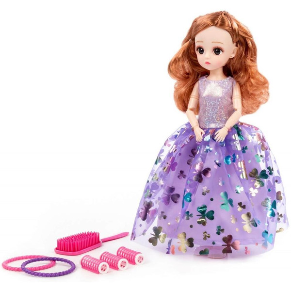 Кукла Полесье Даша в нарядном платье + аксессуары (6 элементов) (в коробке №2) 2949