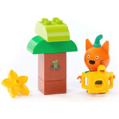 Конструктор Полесье Макси Три кота. Компот и фотоаппарат 63738