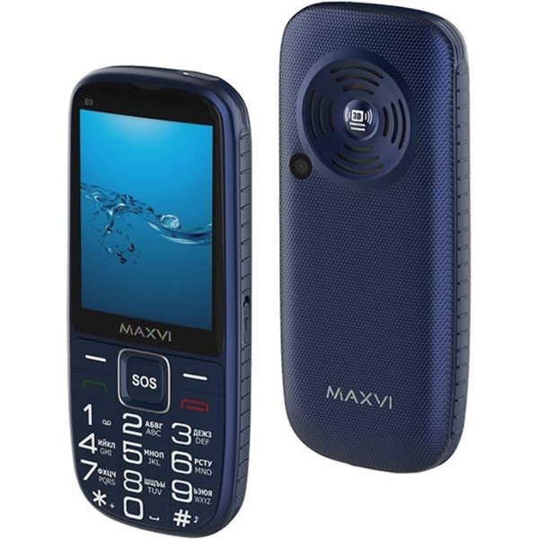 Мобильный телефон Maxvi B9 (синий)