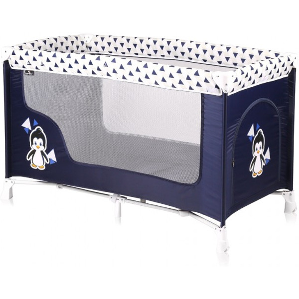 Манеж-кровать LORELLI San Remo 1 (Blue White Penguin)
