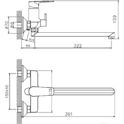 Смеситель Haiba HB22563