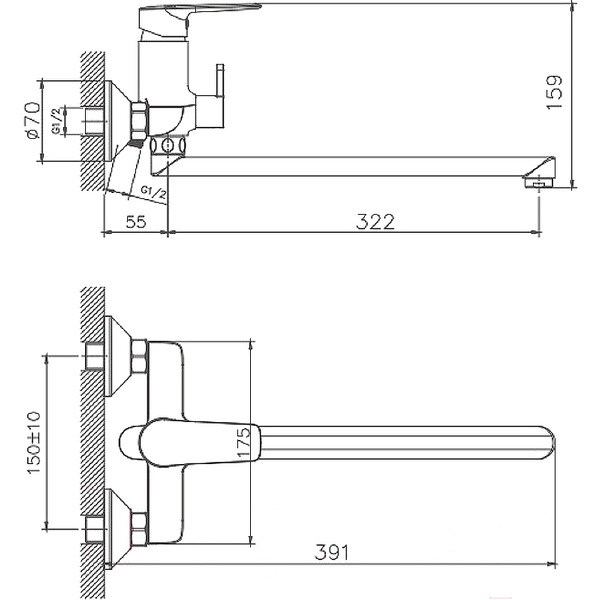 Смеситель Haiba HB22563