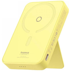 Внешний аккумулятор Baseus MagPro Magnetic Bracket Wireless Fast-Charging Power Bank 20W 5000mAh (желтый)