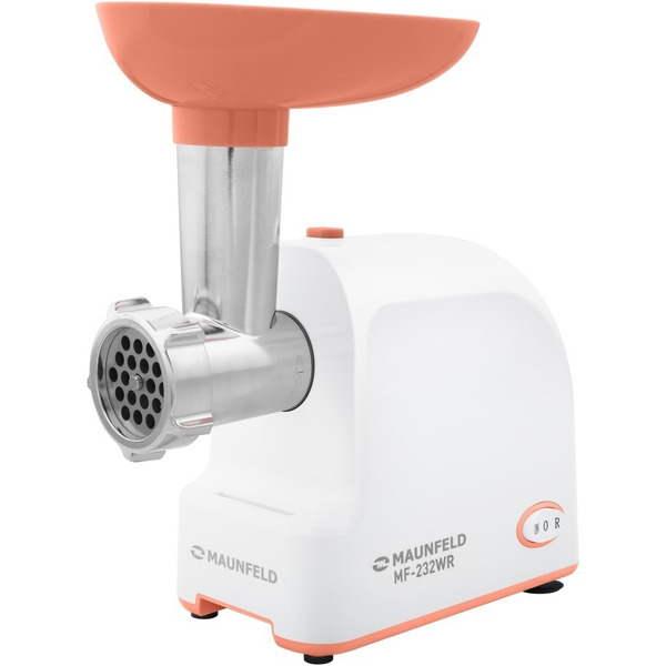 Мясорубка MAUNFELD MF-232WR (белый/красный)