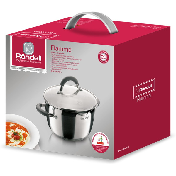 Кастрюля RONDELL Flamme RDS-024