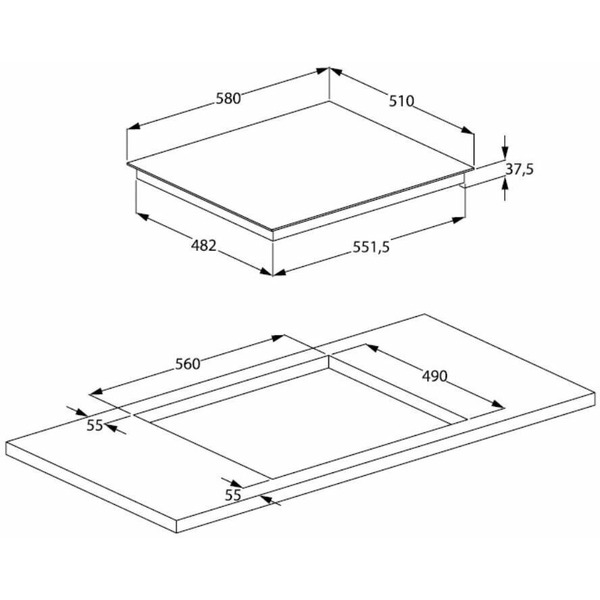 Поверхность электрическая BEKO HIC 64402X