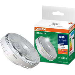 Лампа светодиодная OSRAM Value GX53 10W 4000K CL
