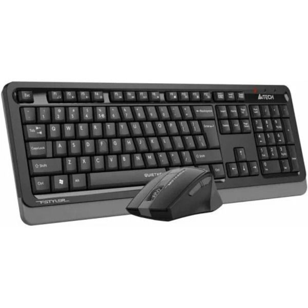 Клавиатура + мышь A4Tech Fstyler FGS1035Q (черный/серый)