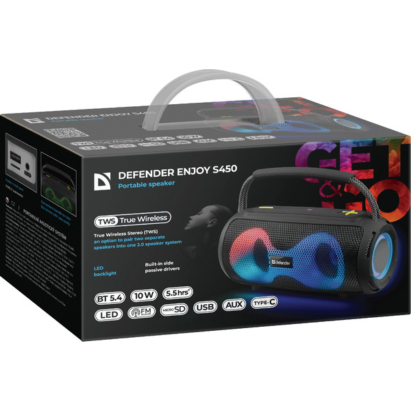 Беспроводная колонка Defender Enjoy S450