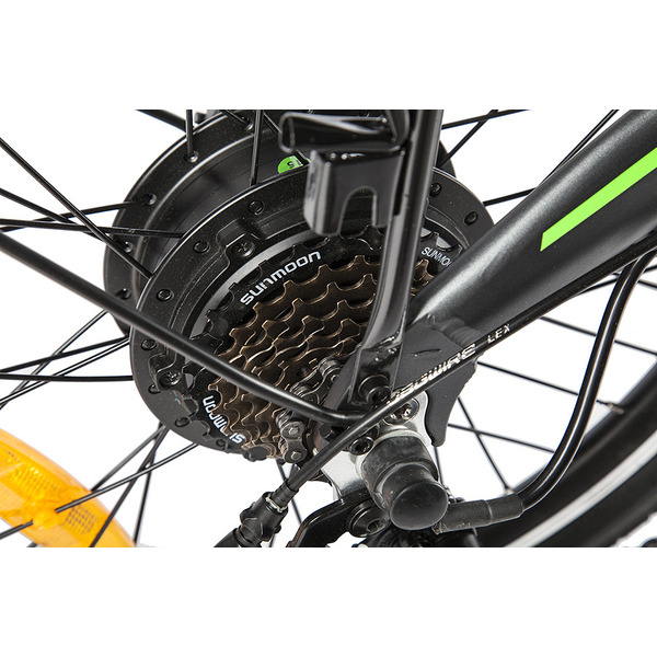 Велогибрид Eltreco Leto (черный/синий)