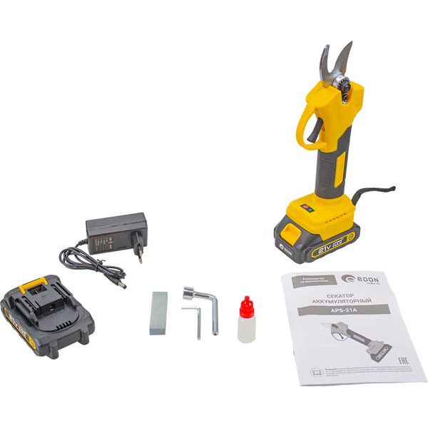 Секатор аккумуляторный Edon APS-21A(28304)