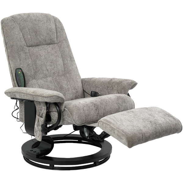 Массажное кресло Calviano 23 (серый плюш)