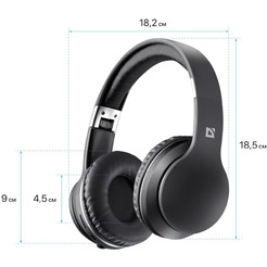 Наушники Defender FreeMotion B595 (черный)