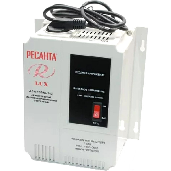Стаблизатор напряжения Ресанта Lux АСН-1000Н/1-Ц (63/6/14)