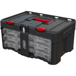 Ящик для инструментов Keter 3 Organizer Set Unit 253380 (черный/красный)