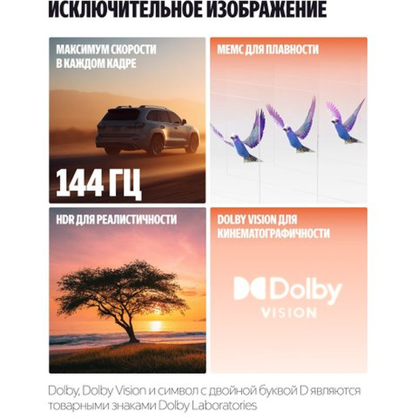 Телевизор Яндекс ТВ Станция Про MiniLED с Алисой 75 (YNDX-00105)