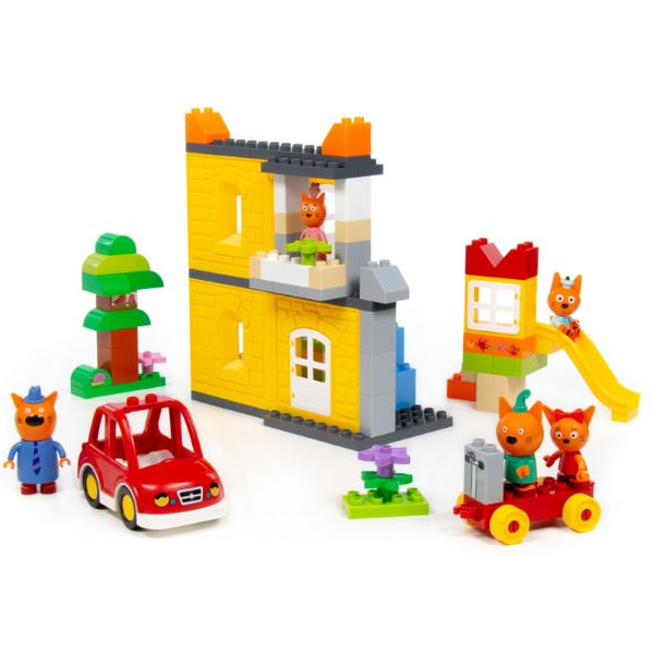 Конструктор Полесье Макси. Три кота. Дом котов 94944