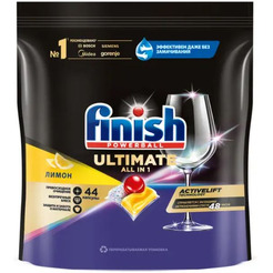 Капсулы для посудомоечной машины Finish PowerBall Quantum Ultimate Лимон (44 шт)