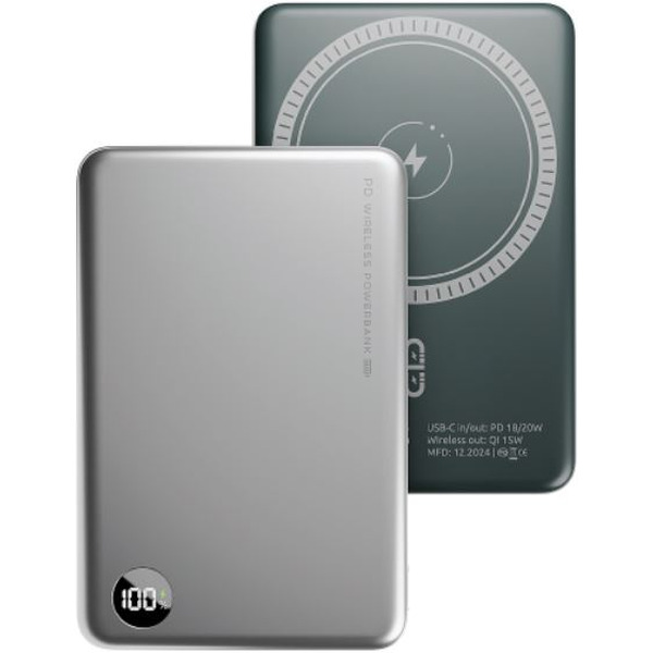 Внешний аккумулятор Olmio QM-16 10000mAh 044475 (серебристый)