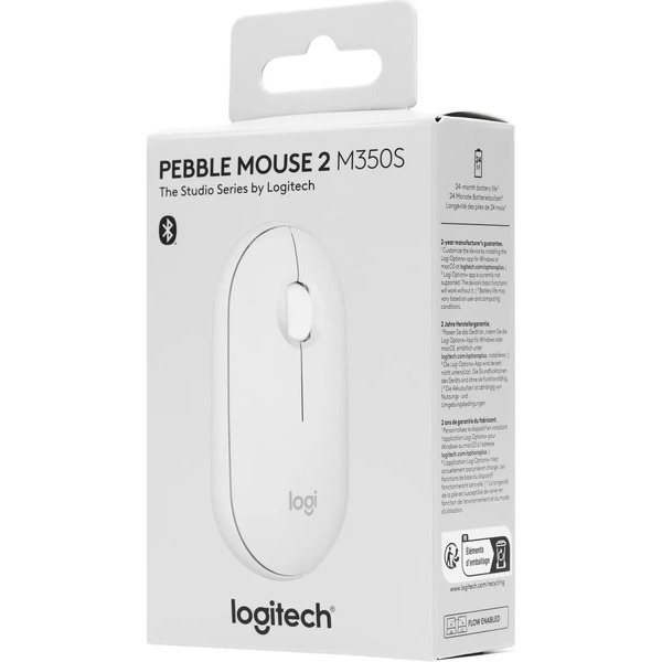 Мышь Logitech Pebble 2 M350S (910-007013) белый