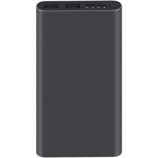Портативное зарядное устройство Xiaomi Mi Power Bank 3 VXN4274GL (PLM13ZM) черный
