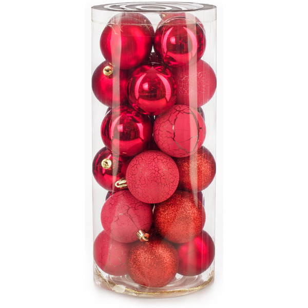 Набор новогодних шаров Ausini VT25-04020-3