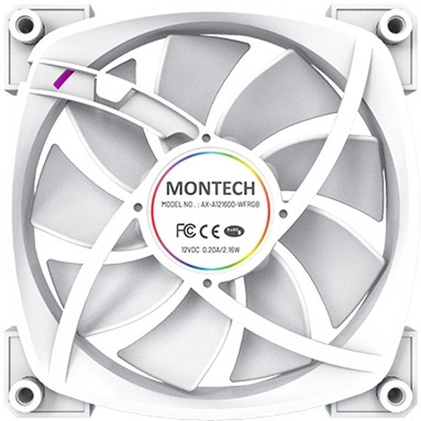Вентилятор для корпуса Montech AX120 PWM WHITE