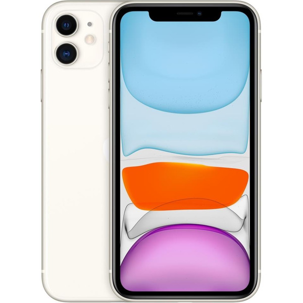 Смартфон Б/У (грейд A) APPLE iPhone 11 128GB White (MWJM2LL/A)