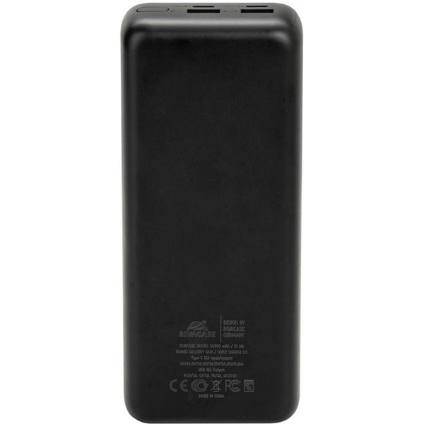 Внешний аккумулятор для ноутбуков RIVACASE VA1080 (30000 mAh) черный