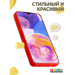 Бампер Bingo Liquid TPU для SAMSUNG Galaxy A22 4G Красный